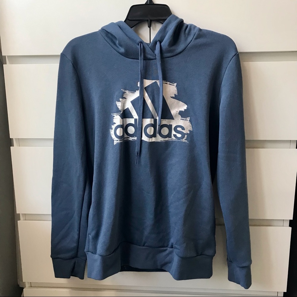 Adidas Womens Logo Hoodie Sweatshirt